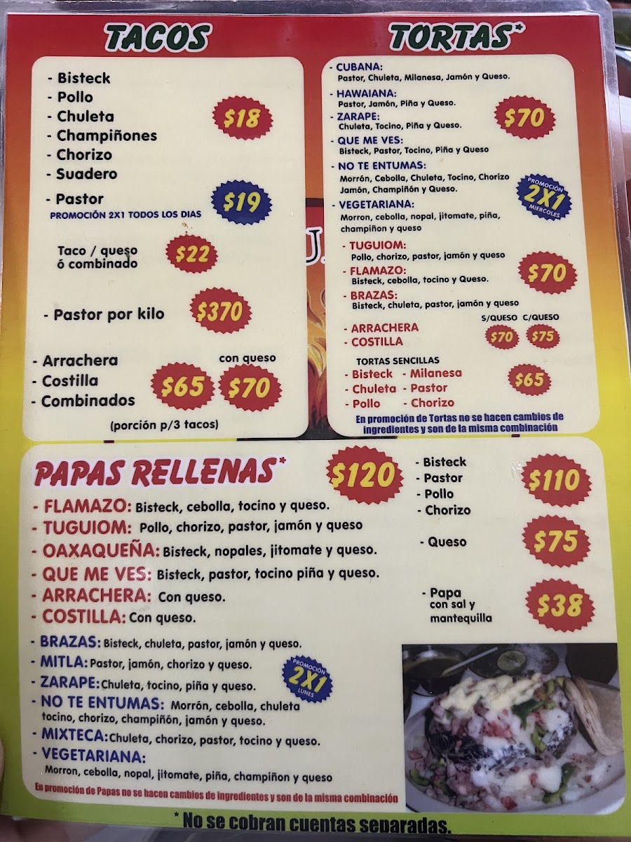 LAS BRAZAS DE OAXACA Menu - Image 2