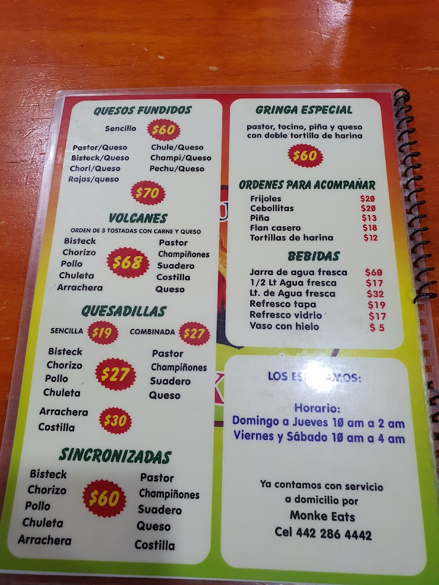 LAS BRAZAS DE OAXACA Menu - Image 5