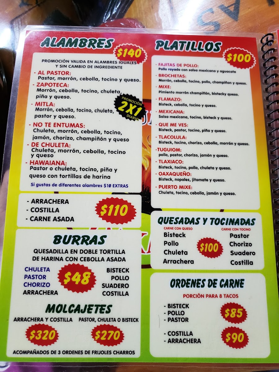 LAS BRAZAS DE OAXACA Menu - Image 6
